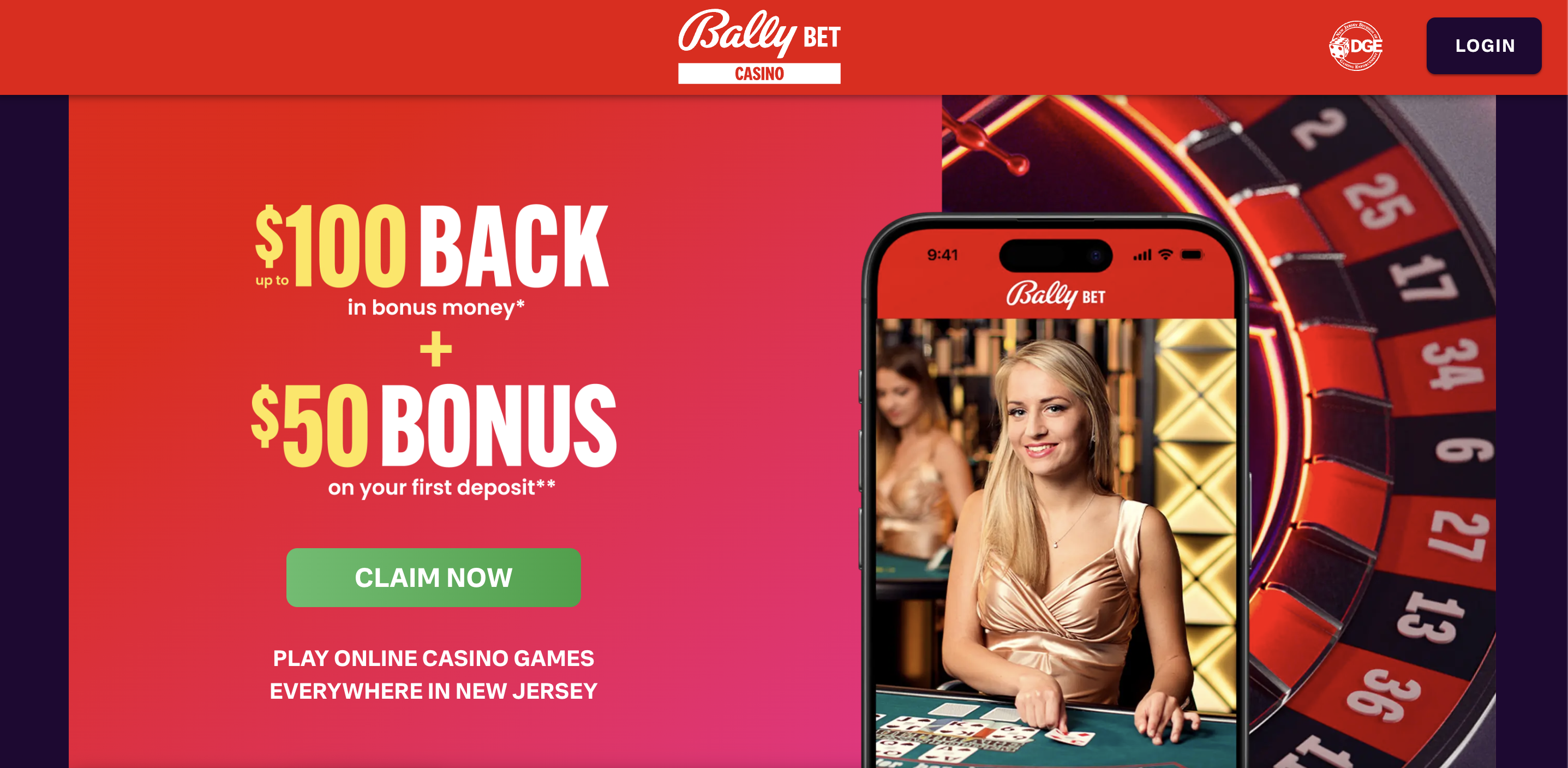 Bally HTC $50 Bonus