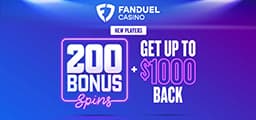 200 bonus spins fanduel